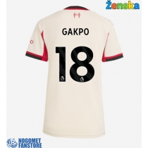 Liverpool Cody Gakpo #18 Gostujuci Dres za Ženska 2025-26 Kratak Rukav